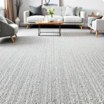 Grey living room carpet