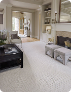Luxury living room with carpet