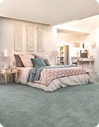 Cozy bedroom carpet